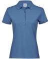T145 145 Tee Jays Ladies Luxury Stretch Polo Shirt Ocean Blue colour image